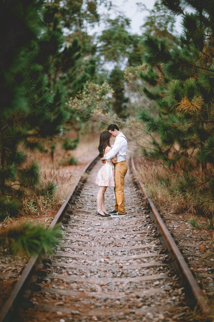 Sweet Couple Standing on the Railway Track with Romantic mood,
Dating.com Review